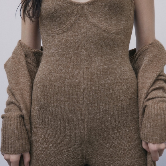 ZARA LONG KNIT CARDIGAN - Picture 11 of 11